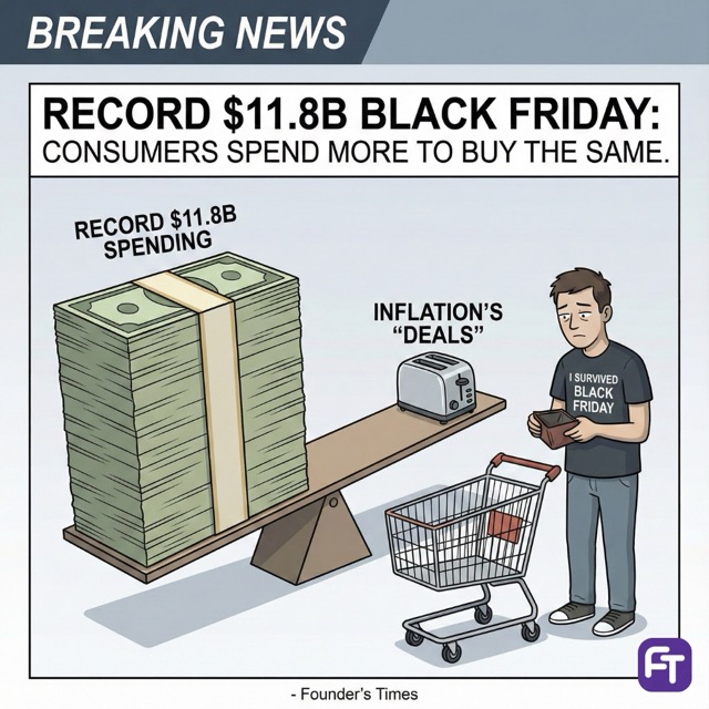 Black Friday sets online spending record of $11.8B, Adobe says