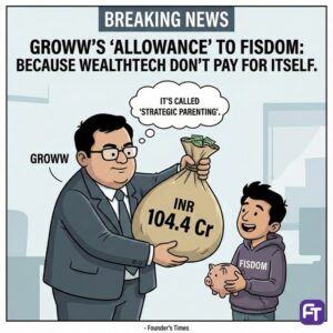 Groww pours INR 104.4 Cr into wealthtech subsidiary Fisdom