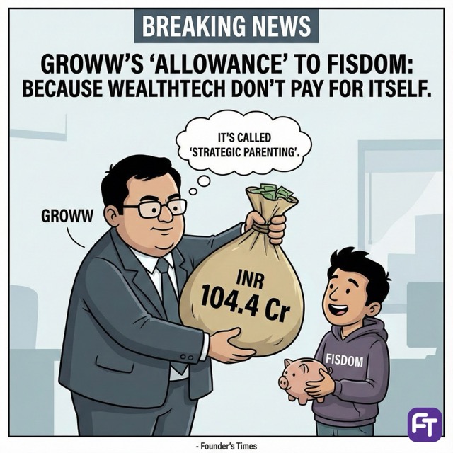 Groww pours INR 104.4 Cr into wealthtech subsidiary Fisdom