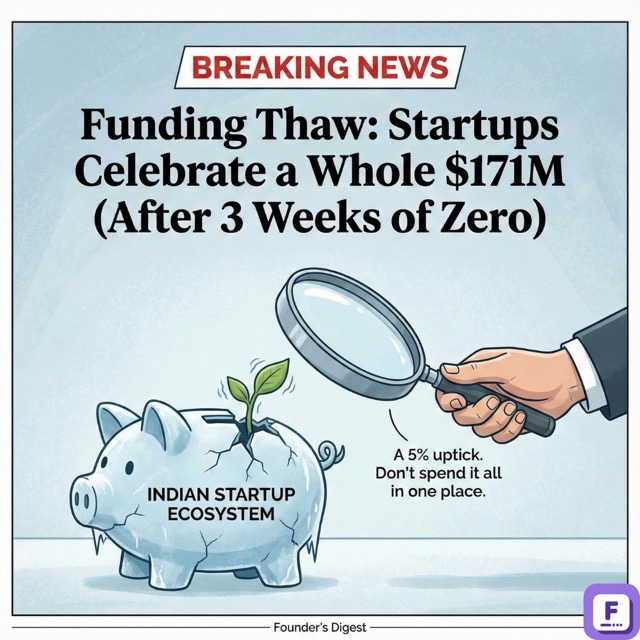 Indian startups raise $171 Mn in a week-long funding revival