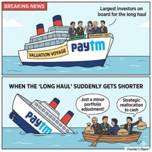 Paytm's largest investors offload INR 1,740.8 Cr worth of shares
