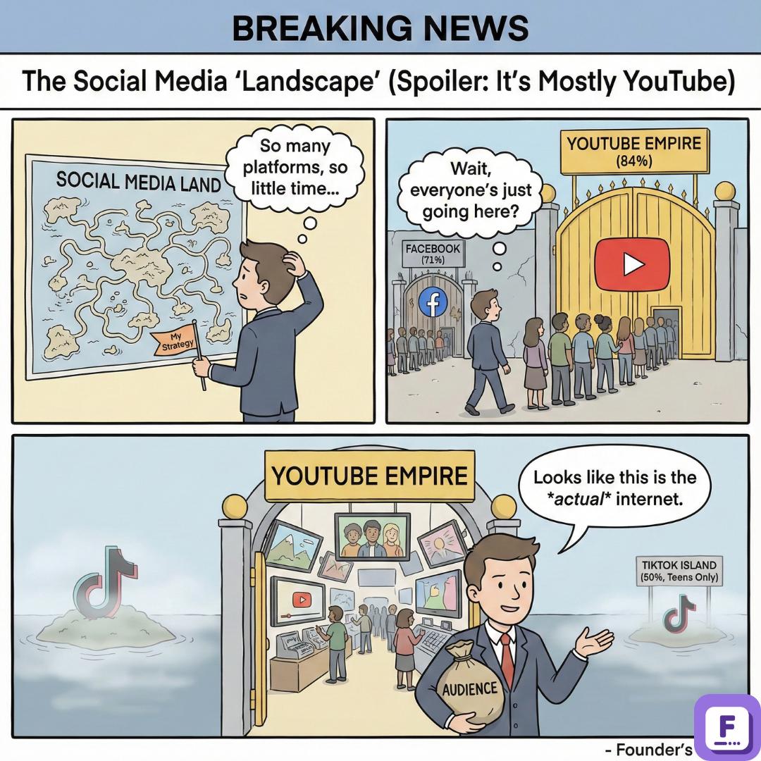 Social media landscape shifts as YouTube solidifies dominance