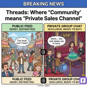 Threads injects social commerce with group chat invites
