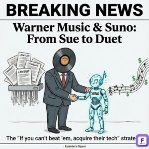 Warner Music settles lawsuit, signs deal with AI music startup Suno
